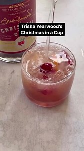 Have a cup of cheer. 🎄 Add booze or sparkling water to Trisha Yearwood's Christmas in a Cup, a vibrant combo of pomegranate and cranberry juices blended with tangerine and lime. Trisha's Christmas in a Cup Cocktail Mix: https://bit.ly/3xWdAKj | Williams Sonoma