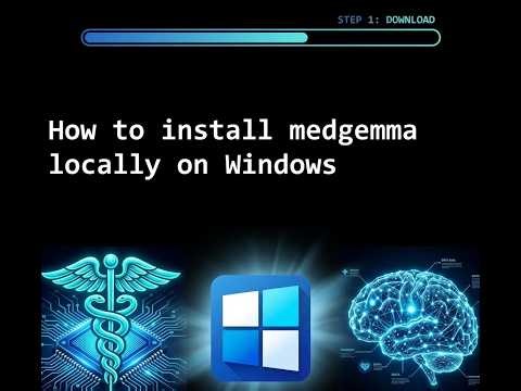 How to install medgemma locally