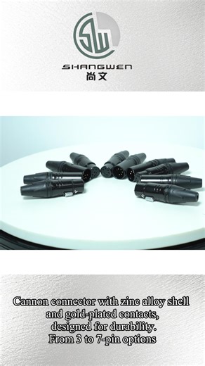 Smooth, stable, studio-grade. Cannon XLR connectors with gold-plated contacts and oxygen-free 24AWG copper deliver clean signal for mixers and audio interfaces. #SHANGWEN #XLRConnector #OFCcable #ProAudio #StudioGear | ShangWen