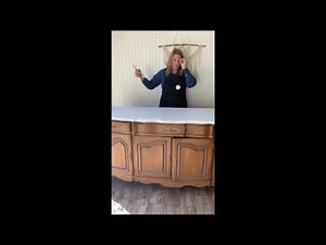 How to Stain over Paint, I used Country Chic Paint and Verathane stain in Kona.