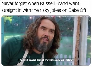 1.8M views · 27K reactions | The Archbishop of Banterbury says Iconic... I agree  Stand Up To Cancer UK Celebrity Bake Off S2 E1 | Russell Brand | Facebook
