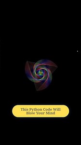 🚀 This Python Code Will Blow Your Mind 💥Want to turn your ideas into stunning Python creations? 🐍