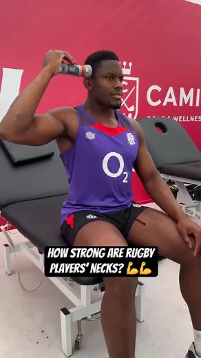 Have you ever seen a neck strength tester?! 😆 (via @englandrugby) | National Rugby Football League