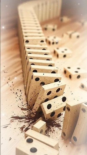 DOMİNO EFFECT EXPLAİNED / A SİMPLE CHAİN REACTİON