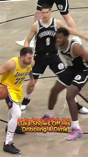 Luka Shows Off His Dribbling & Dime! #nba #shorts