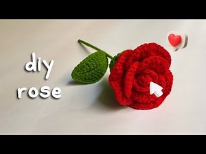 How to Make Crochet Rose Flower Step by Step 🌹| Crochet Rose Flower For Mothers Day