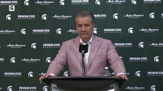 Coach Calipari Talks Michigan State Loss