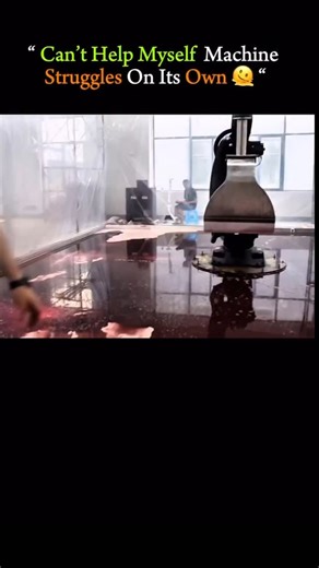 Explain everything 🧠 on Instagram: "The machine was built to clean, yet no matter how hard it tries, the mess only spreads. It moves with purpose, but there’s something heartbreaking in the way it reaches and retracts, over and over, trapped in a cycle it can’t escape. Watching it is like watching something that was never meant to feel slowly fall apart trying to complete a task that’s already lost. • • • #canthelpmyself #machine #robot #tech #facts #technology #history #innovation #experiment 