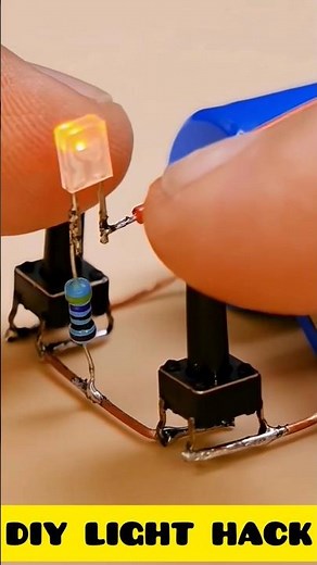 Simple LED Circuit with Switch | Easy DIY Electronics Project for Beginners