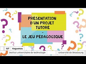 KESKIFON en Licence pro MEQ | Présentation des projets tutorés - Le jeu pédagogique