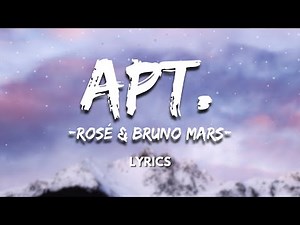 Apt - Rosé and Bruno Mars (Lyric Video with Visualizer)