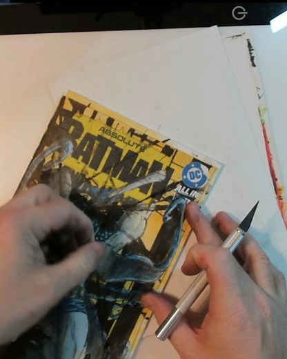 Absolute Batman Cover Speedrun (Part 5) The Unmasking #sketch #artist #timelapse