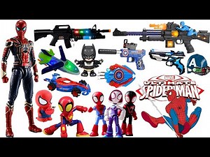 Marvel Toy Series Unboxing, Popular Spider-Man Toy Car, Marvel Popular Action Toy Gun