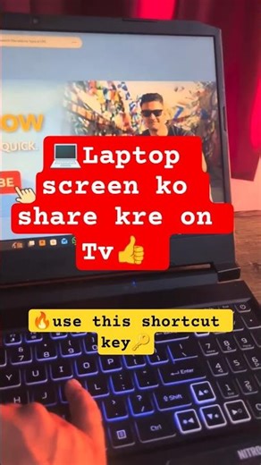 Win🪟+K |watch laptop display on TV|#shortsfeed #shorts #tips#tech#computer#shortsviral#shortcutkeys