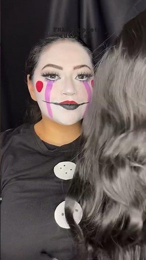 Easiest FNAF puppet tutorial 🍕🖤🤍 #fnaf #fnafcosplay #cosplaytutorial