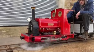37K views · 1K reactions | A little film of the 7 1/4” gauge, 3” scale Quarry Hunslet ‘Red Rum’ steam testing in the works yard after a complete rebuild of the valve gear. https://www.steamworkshop.co.uk/portfolio/7-1-4-quarry-hunslet-3/ | The Steam Workshop | Facebook