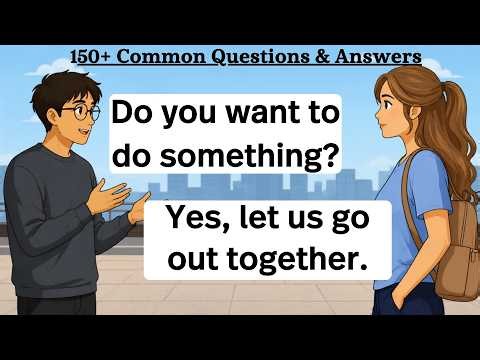 ✅150 Daily Routine Questions & Answers | English Speaking Practice for Beginners (With Subtitles)