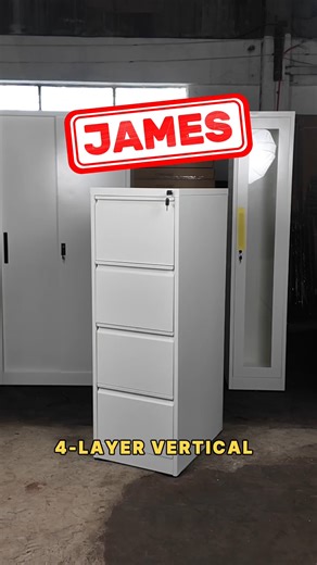 WARNING: JAMES might embarrass your old file cabinet 🚨 Four layers of steel that don’t back down. 💛 #LeapifySteel #SteelFileCabinets #FilingCabinet | Leapify Steel