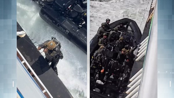 'Cool and unique': Video shows RCMP boarding BC Ferries vessel for training exercise