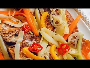 How to make JAMAICAN ESCOVITCH FISH RECIPE | RED SNAPPER | FEFE'S WURL