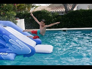 Tobogán acuático de Intex, diversión en la piscina
