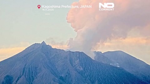 Sakurajima volcano erupts in Japan, sending ash high over Kagoshima