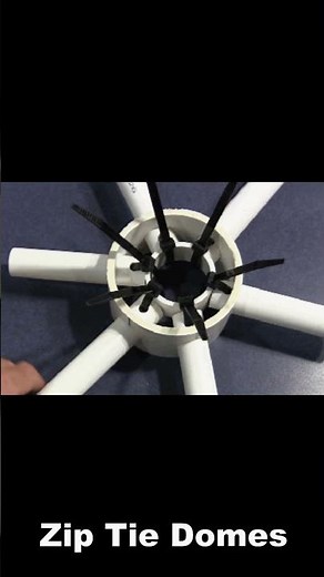 Zip Tie Geodesic Dome Load Test: How Strong Is It? #connectors #diy #geodesicdome