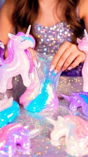 🥹🦄🫧🦄🫧🦄🥹#unicorn #slime #asmr