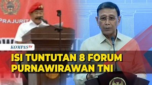 [FULL] Isi 8 Tuntutan Forum Purnawirawan TNI: Hentikan PSN PIK 2 hingga Ganti Wapres Gibran
