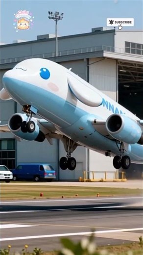 Ultra Cute Realistic Character Airplanes ✈️💗✨ #Shorts #ChibiCreamy #Sanrio