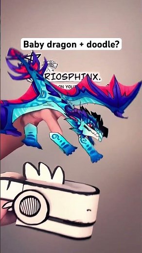 Baby DOODLE dragon puppet soon! // #dragonpuppets #papercrafts #dragon #paperdragon #art