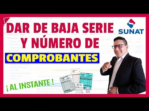 Canceling series and payment receipts SUNAT Online Operations SOL - Well explained