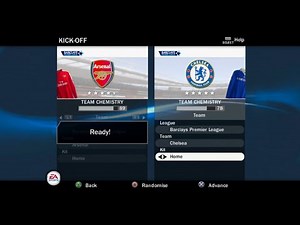 FIFA 09 (PS2) Gameplay - Arsenal vs Chelsea