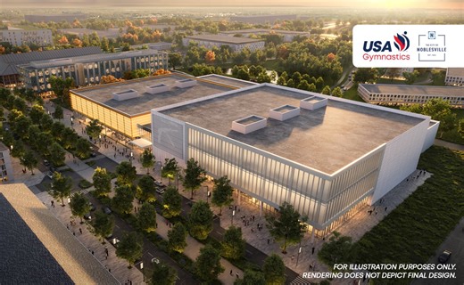 Noblesville Selected as Site for USA Gymnastics Training & Wellness Center and Office Headquarters • USA Gymnastics