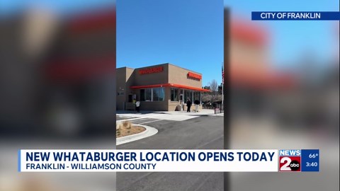 Whataburger locations opens in Franklin