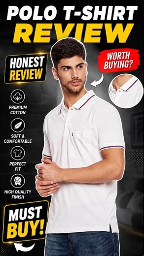 Looking for the perfect white polo t-shirt? 👕✨