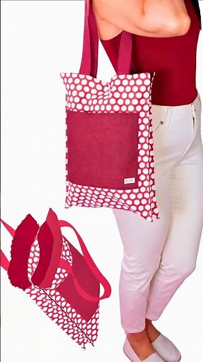 How to Sew 20 minutes Tote Bag Miarti🪡🧵✂️ 👜✌️