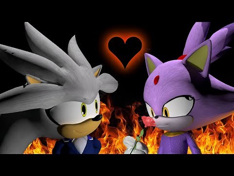 Silver and Blaze Romantic Meeting - Sonic Animation - Valentine's Day Special