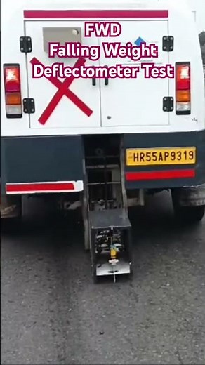 FWD Test (Falling Weight Deflectometer)