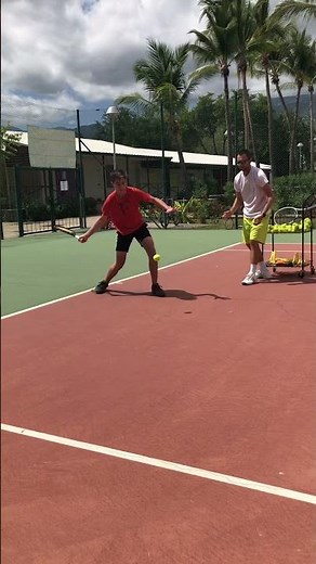 Tennis drills to stay low 🎾