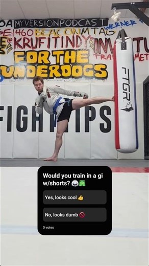 Old-School Striking in a Gi... Dumb or Cool? 🥋🚫
