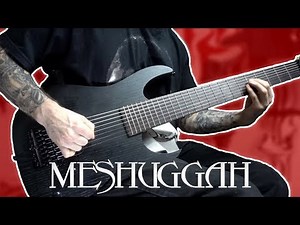 MESHUGGAH - BLEED GUITAR COVER - XANDER RAYMOND CHARLES
