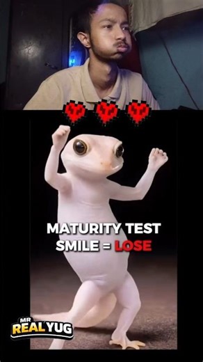 Maturity Test: If You Smile, You Lose! 😂 (Wait for Level 6) #Shorts #Reaction