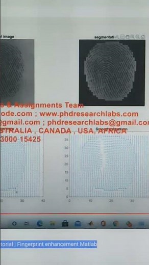 Fingerprint reconstruction MATLAB tutorial | Fingerprint enhancement Matlab