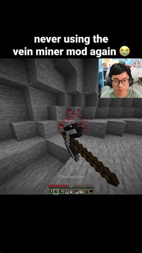 Minecraft Vein Miner Mod Moment