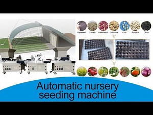 automatic nursery seeding machine / nursery seeder / seedling cultivating machine / Seeder machine