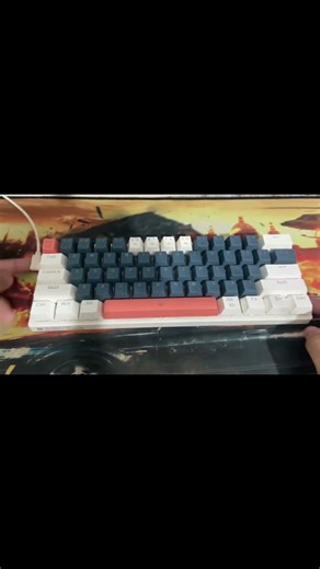 Limpando o teclado MACHINIKE K500 60% prt3 #teclado #limpeza #machenike