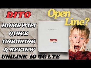 DITO MODEM UNILINK 10 QUICK UNBOXING AND REVIEW
