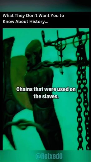 Dexter Stringfellow on Instagram: "The chains used on enslaved people were instruments of both physical restraint and psychological domination, designed to strip human beings of autonomy and reduce them to property in the eyes of their captors. Made of iron and often crudely forged, these chains came in many forms-heavy shackles for the ankles, iron collars connected by bars or rings, and manacles that bound wrists tightly together, sometimes joined by a central chain to prevent escape or even u
