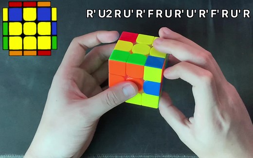 我用的ZBLL公式+手法演示